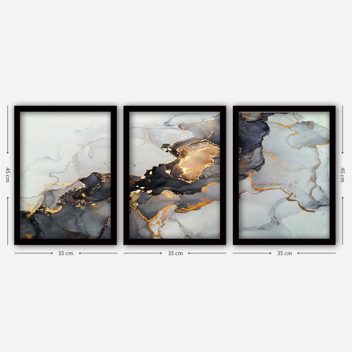 Wallity Cuadro Decorativo Enmarcado Desconocido (3 Piezas) Wallity Cuadro Decorativo Enmarcado Desconocido (3 Piezas)